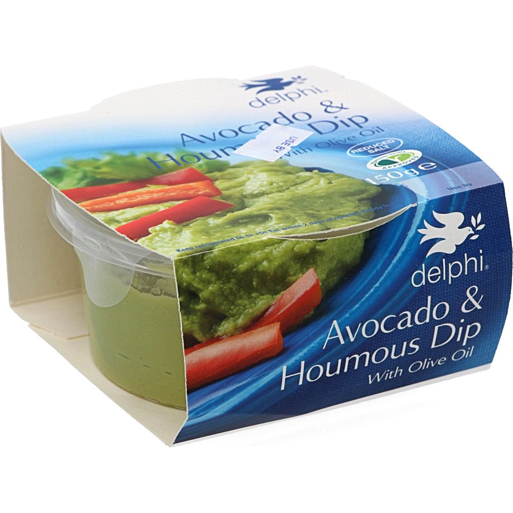  - Delphi Avocado & Houmous Dip 150g (1)