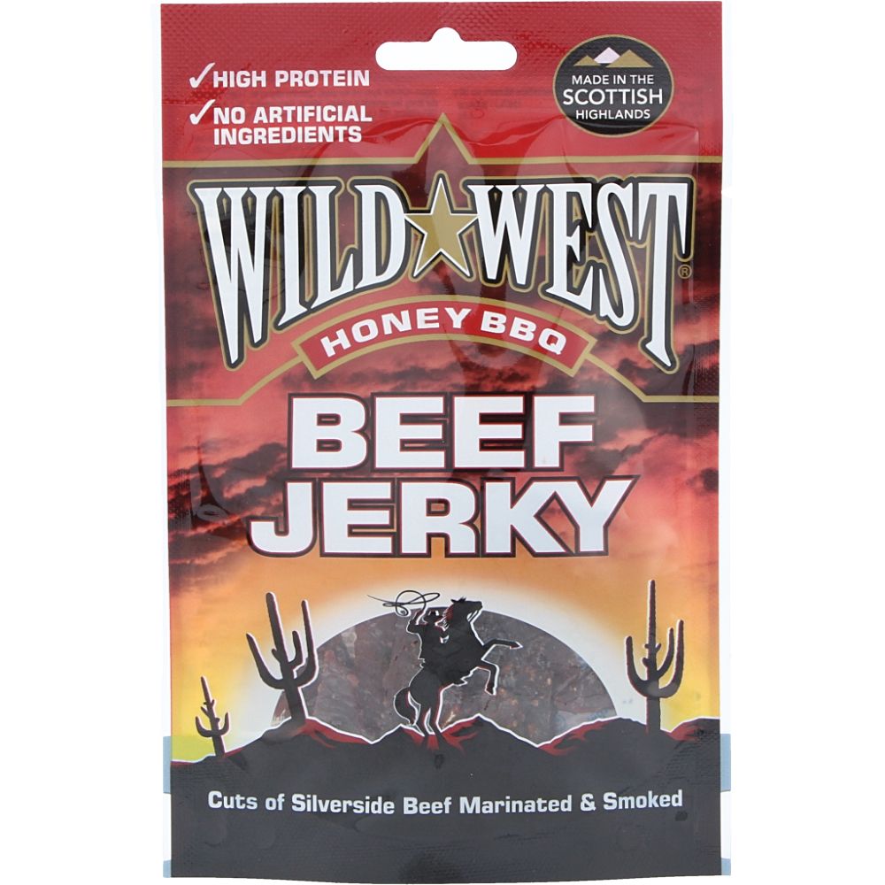  - Wild West Honey Marinated Beef Jerky Snack 25 g (1)