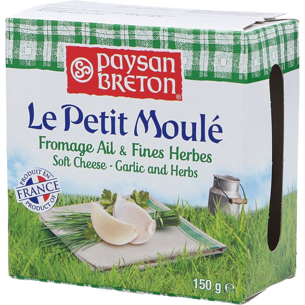  - Le Petit Moulé Garlic & Herb Soft Cheese 150g (1)