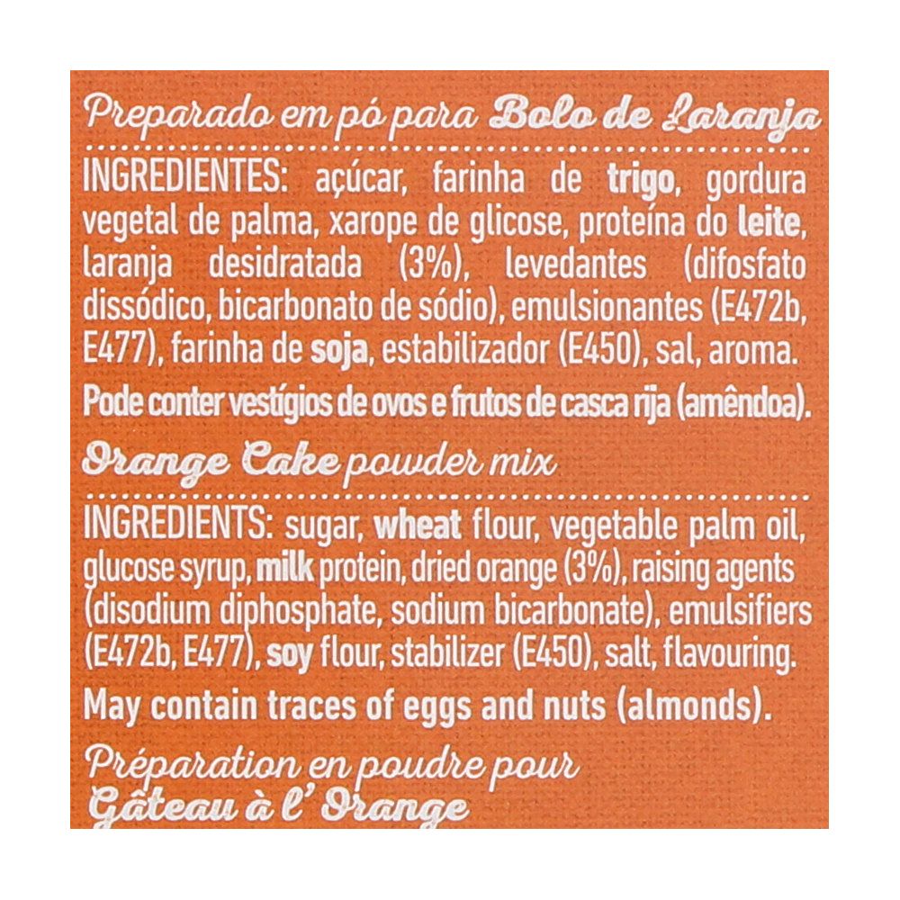  - Branca Neve Orange Cake Mix 450g (3)