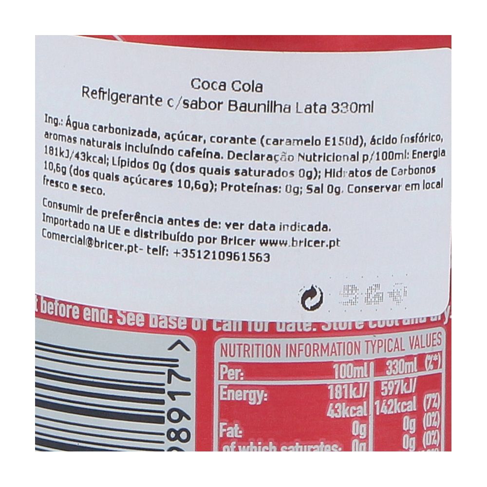  - Coca-Cola Baunilha Lata 33cl (2)