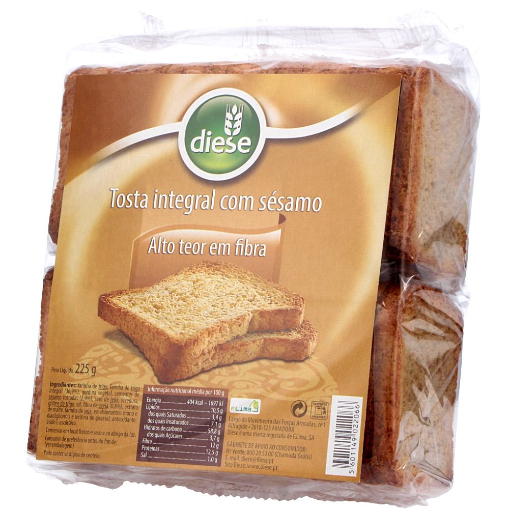  - Diese Whole Wheat Toasts w/ Sesame 225g (1)
