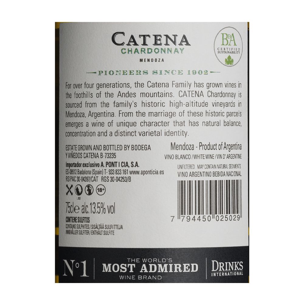  - Catena Chardonnay White Wine 75cl (2)
