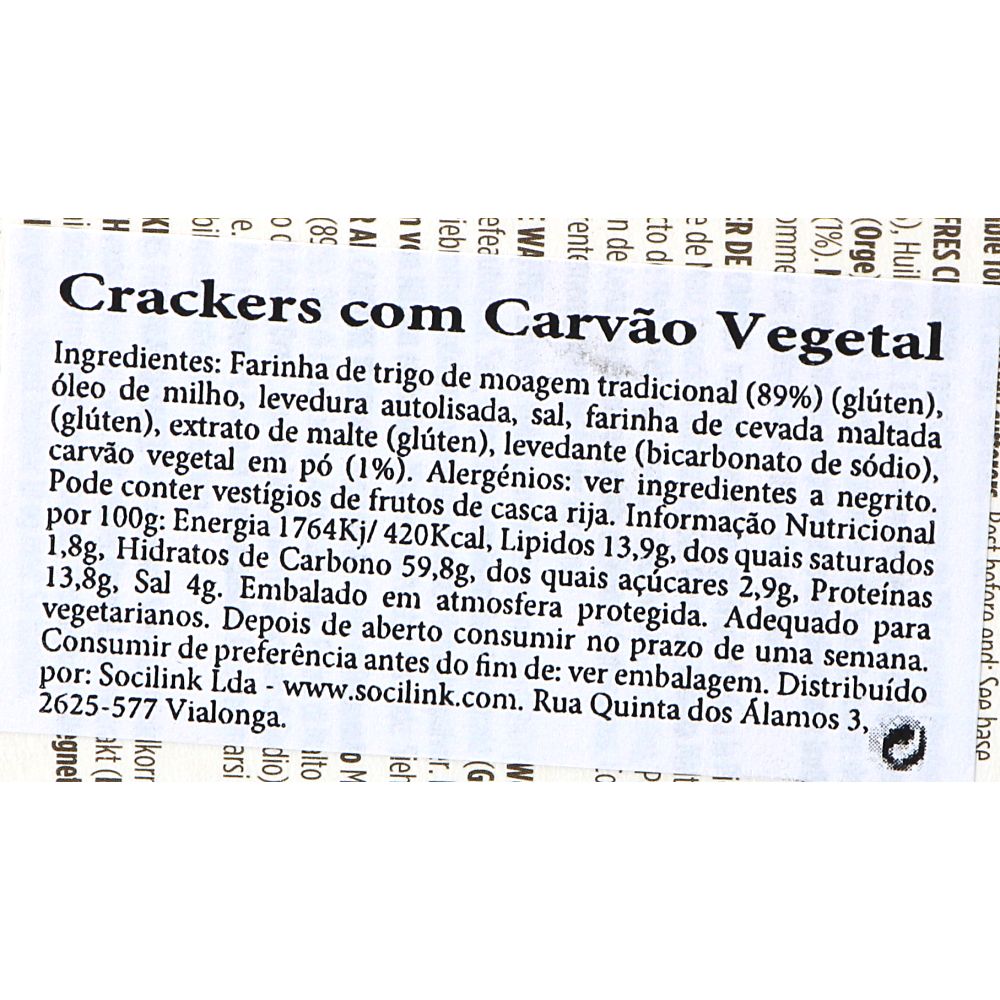  - Crackers Miller`s Damsels Carvão Vegetal 125g (2)
