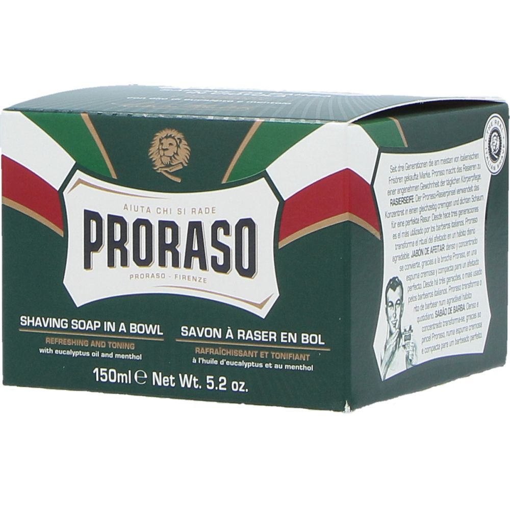  - Proraso Barber Soap Refreshing Eucalyptus 150 ml (1)