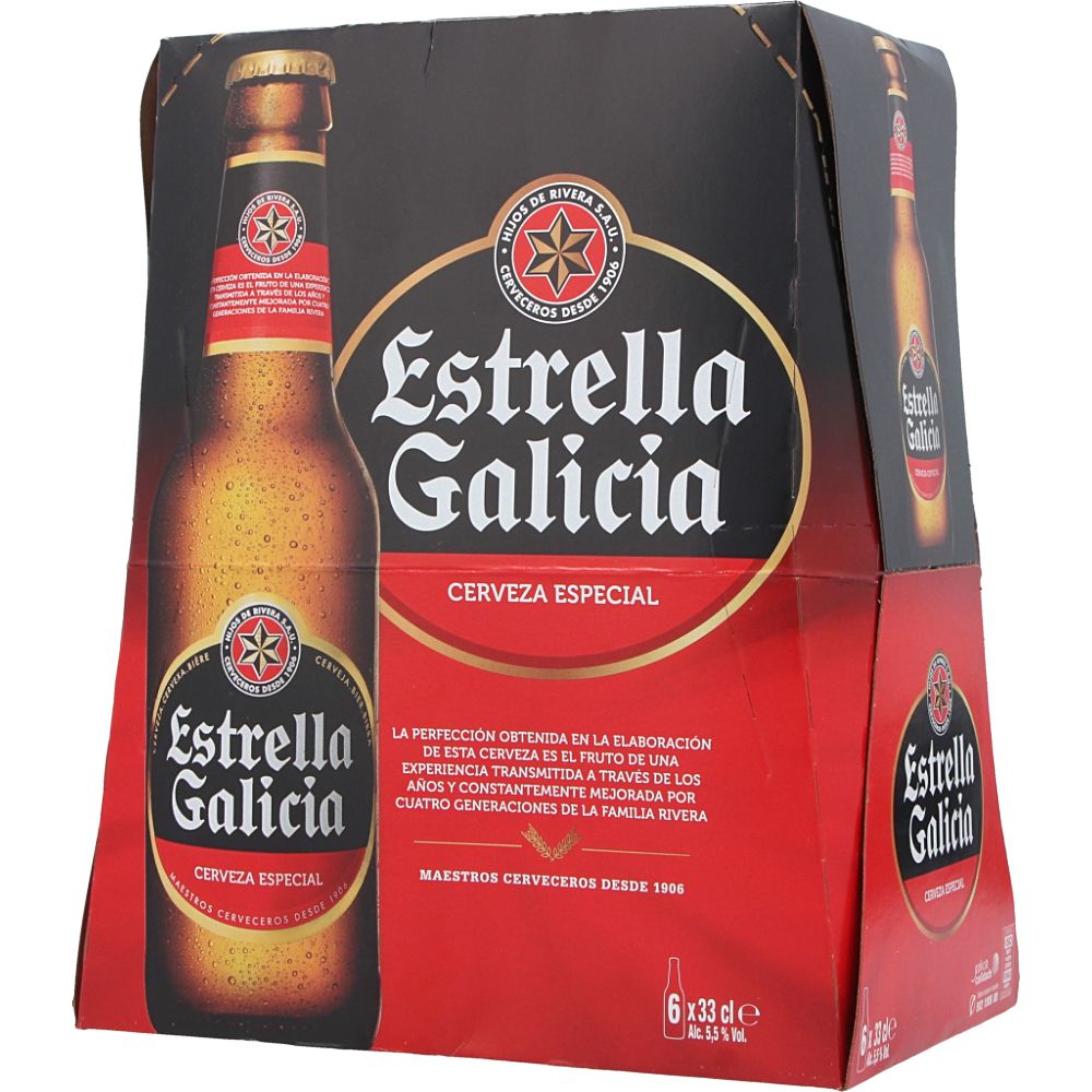  - Cerveja Estrella Galicia Especial 6 x 33cl (1)