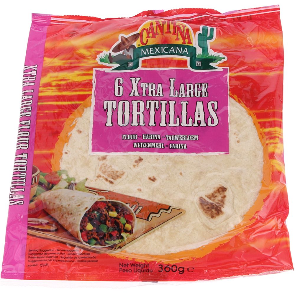  - Cantina Mexicana XL Tortillas 6 pc = 360g (1)