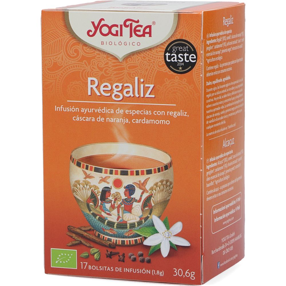  - Chá Yogi Biológico Spice Alcaçuz 17 Saquetas = 30.06 g (1)