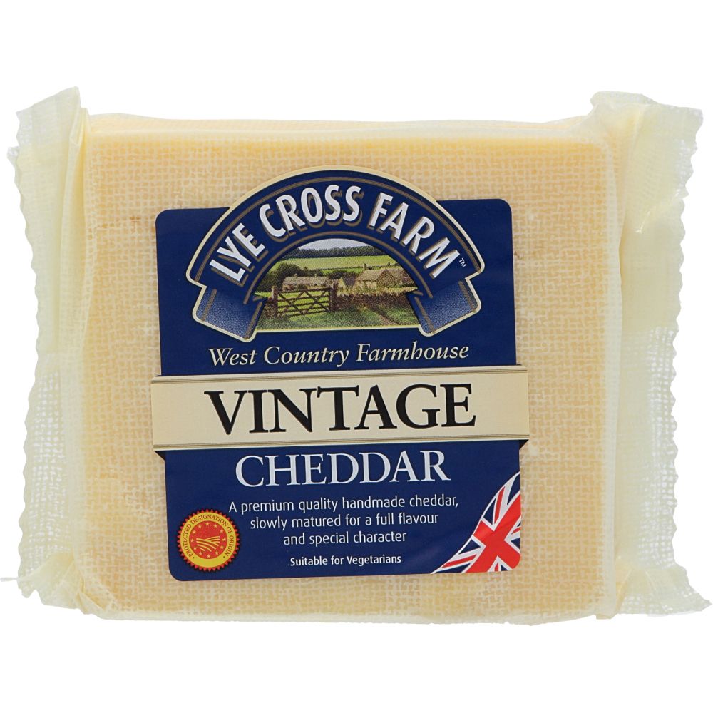  - Lye Cross Farm Vintage Cheddar Cheese P.D.O. 200g