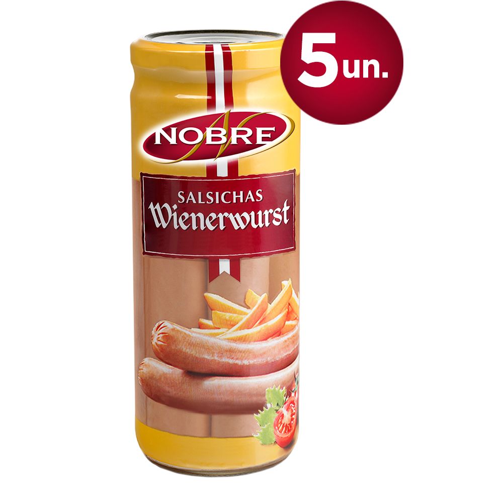  - Salsichas Nobre Wienerwurst 5 un = 220g (1)