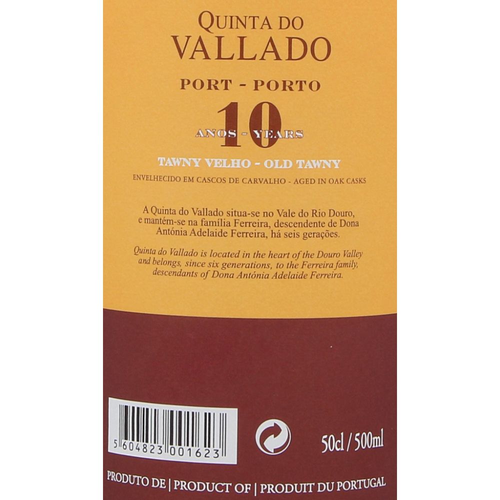  - Quinta do Vallado Tawny Port Wine 10 Years Old 50cl (2)