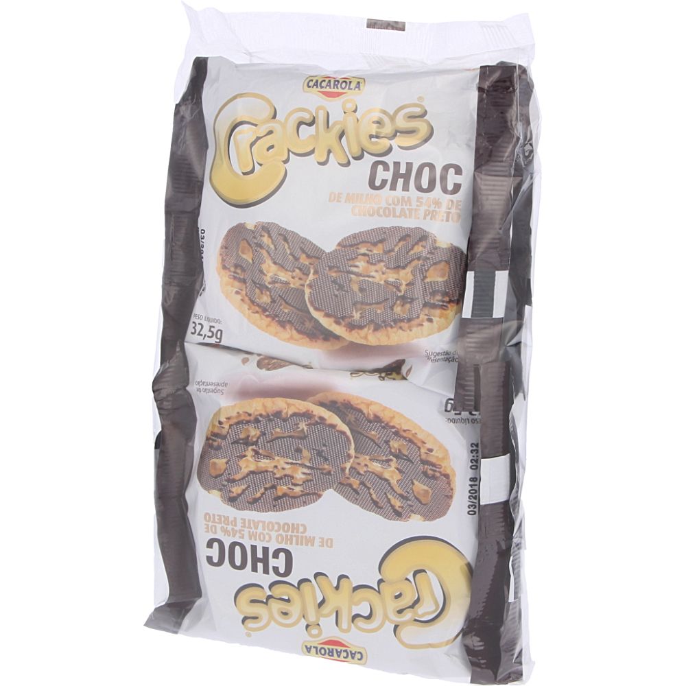  - Caçarola Crackies Corn Cakes w/ Chocolate 4 x 32.5 g (1)