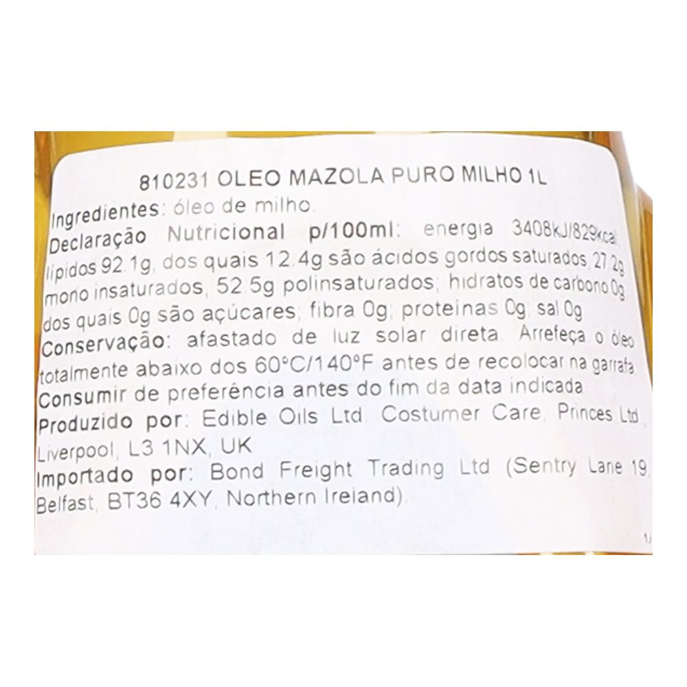  - Mazola Pure Corn Oil 1L (2)