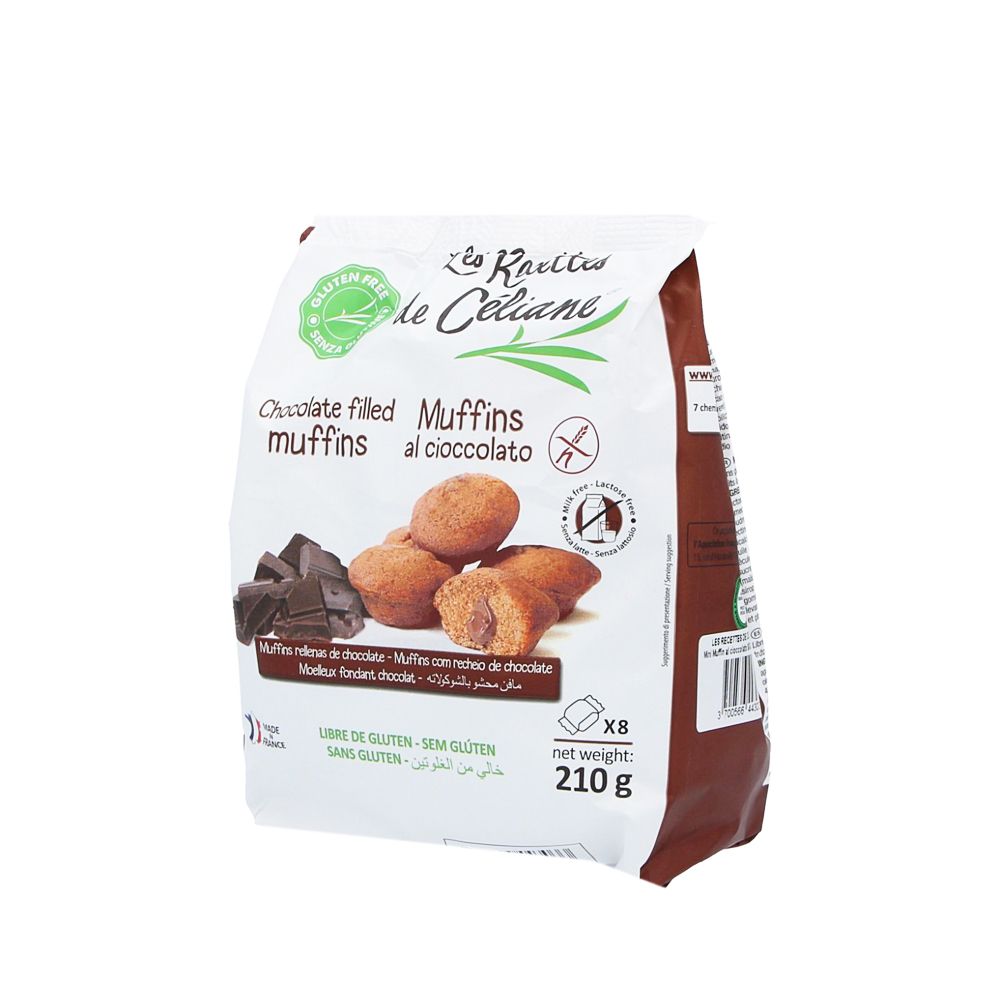  - Les Recettes de Céliane Gluten Free Chocolate Filled Muffins 210g (1)