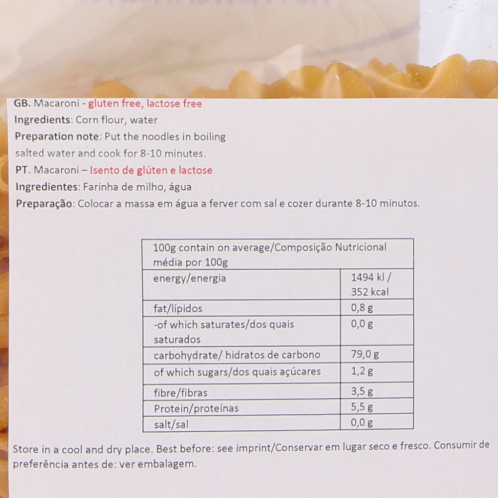  - Hammer Mülhe Gluten Free Gobbetti Pasta 500g (2)