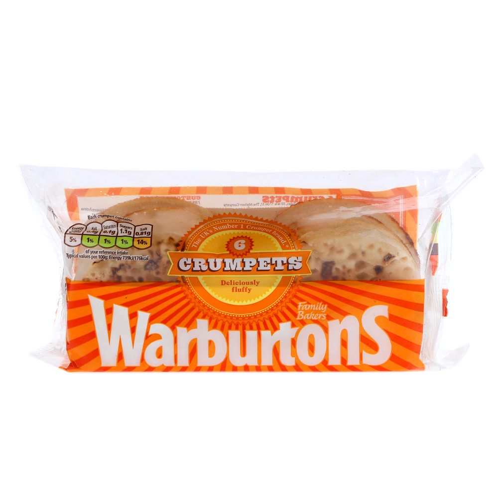  - Warburtons Crumpets 6un