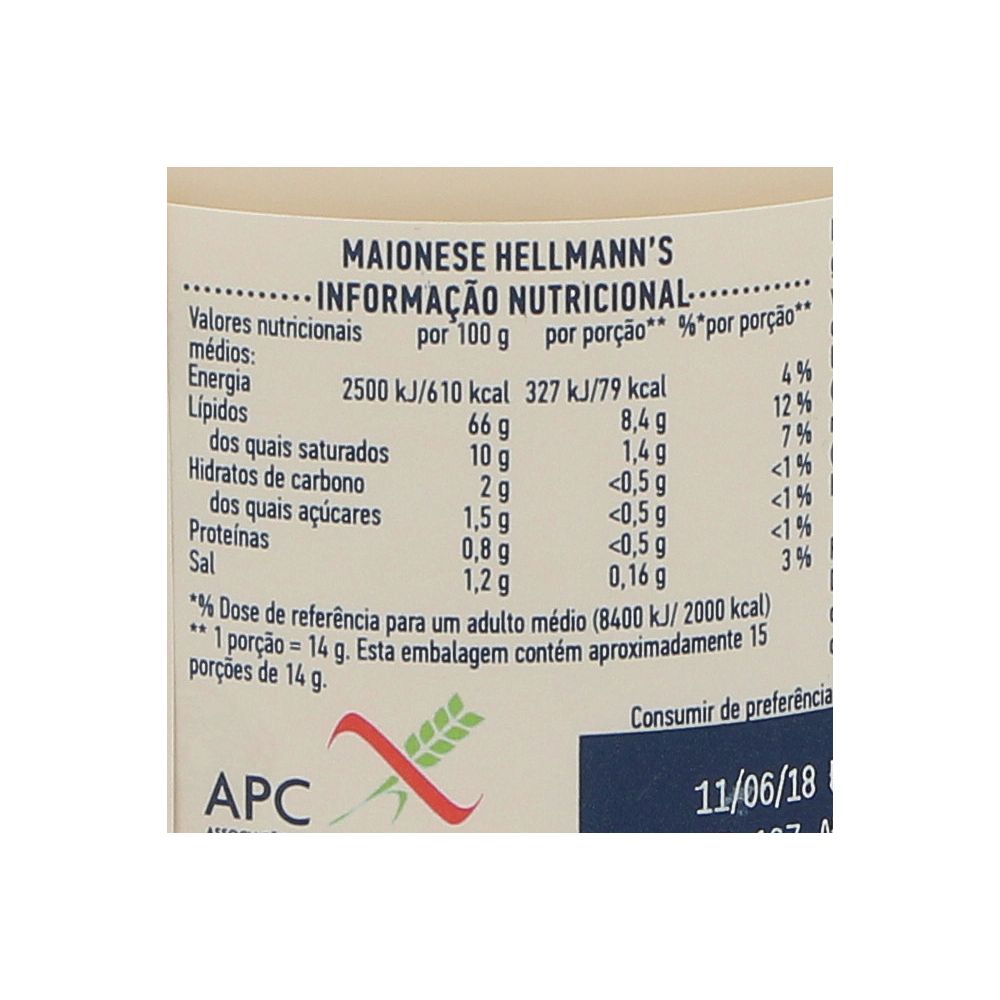  - Maionese Hellmann`s 208 g (2)