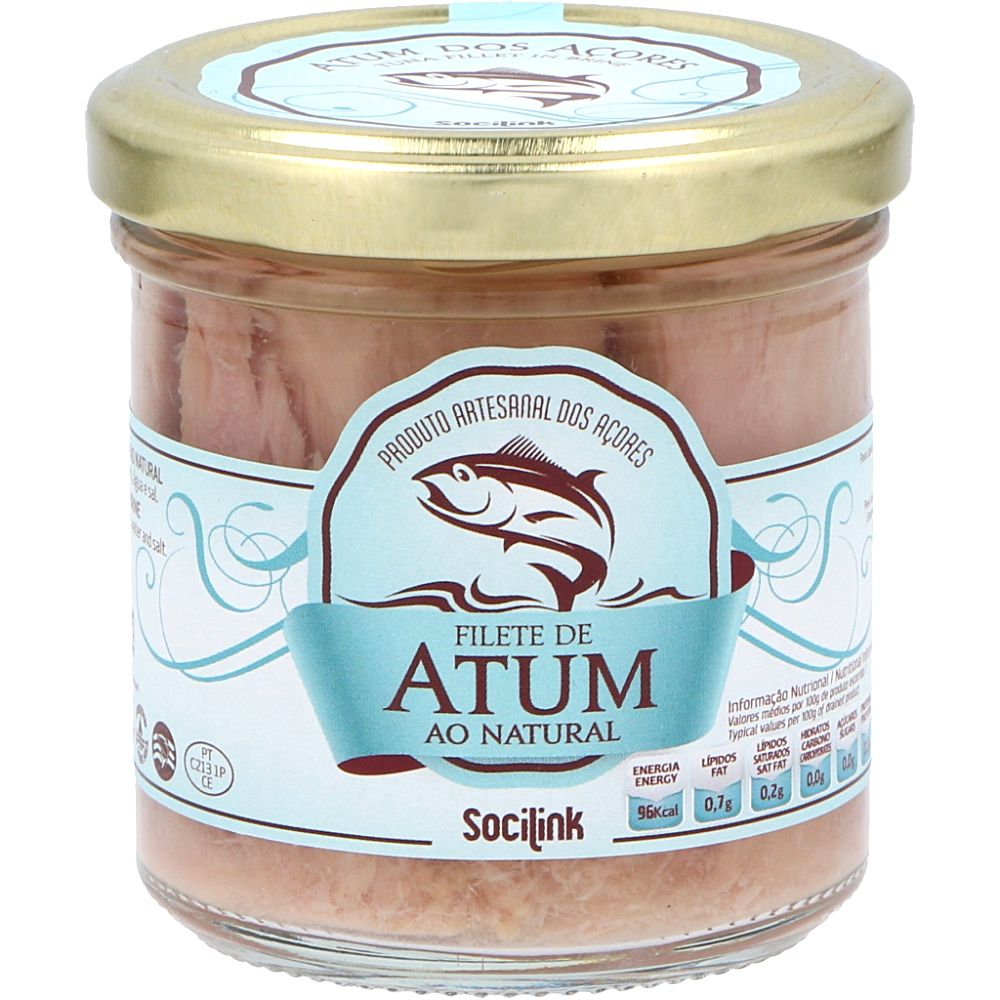  - Socilink Azores Tuna Fillet in Brine Jar 105 g (1)