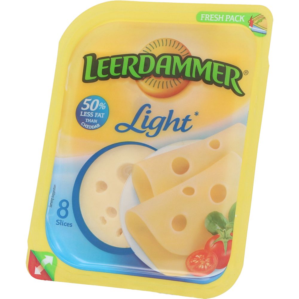  - Leerdammer Light Cheese Slices 160g (1)