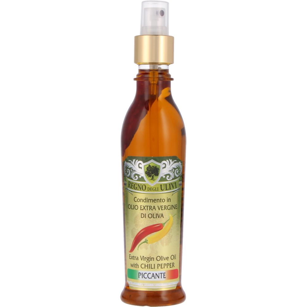  - Regno Degli Ulivi Extra Virgin Olive Oil w/ Chili Pepper 175mL (1)