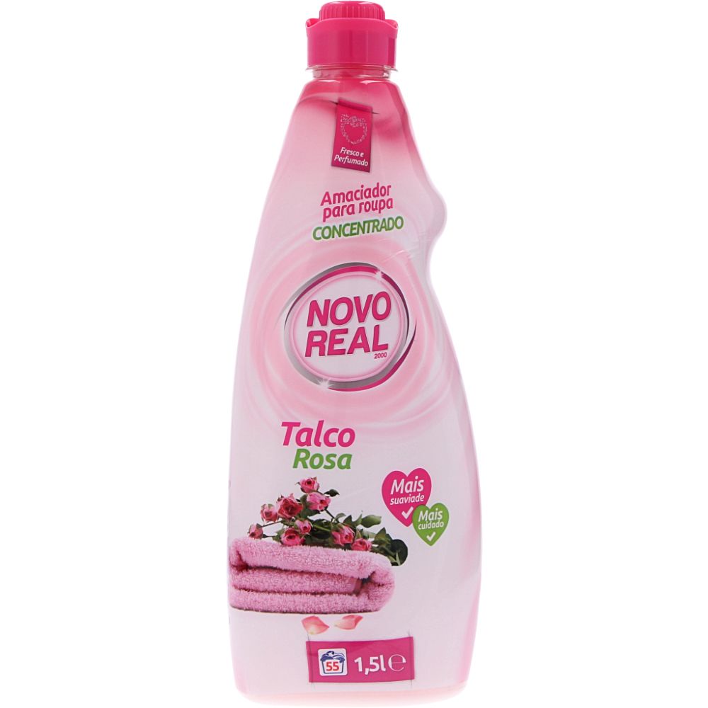  - Novo Real Rose Talc Concentrated Fabric Softener 54Doses=1.5L (1)