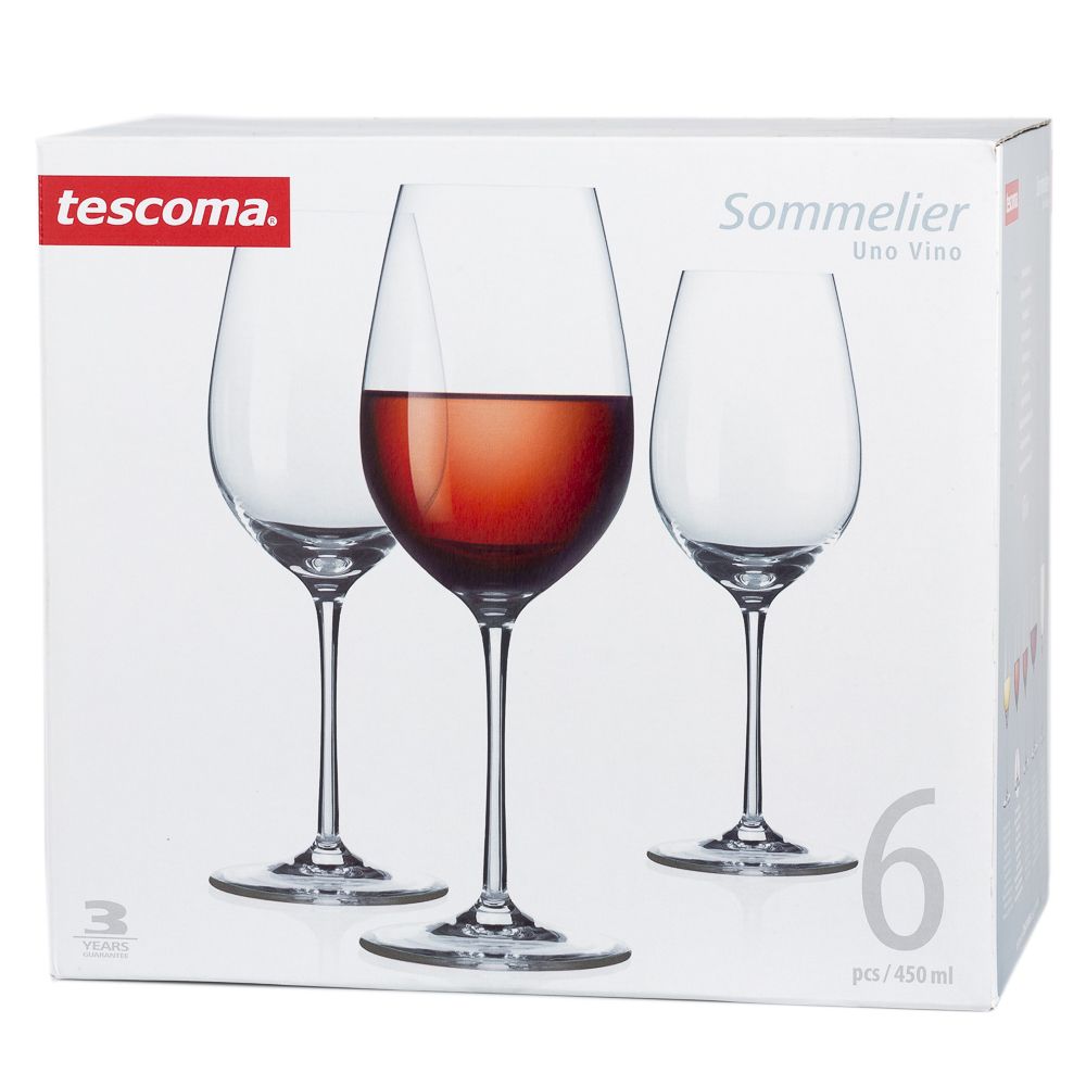  - Tescoma Sommelier Wine Glasses 450cl 6pc (1)