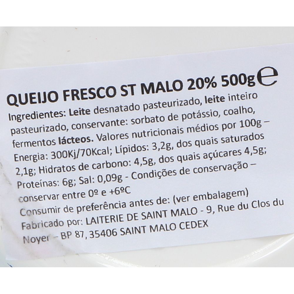  - Queijo Fresco St. Malo 20% 500g (2)