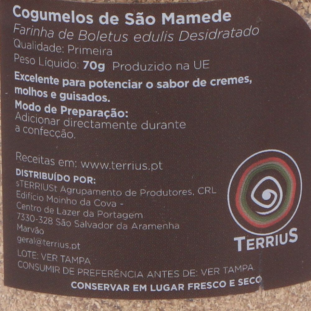  - Farinha Terrius Cogumelos Boletus 70 g (2)