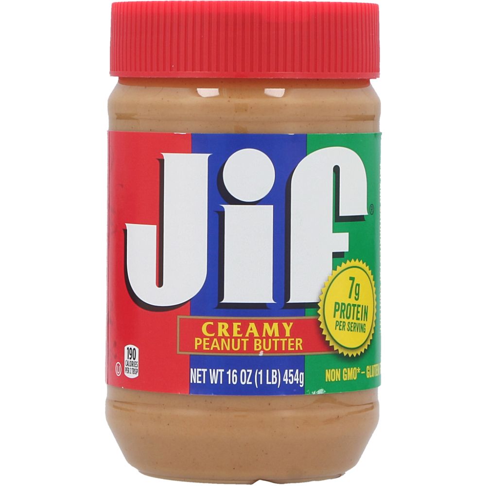  - Jiff Creamy Peanut Butter 454g (1)