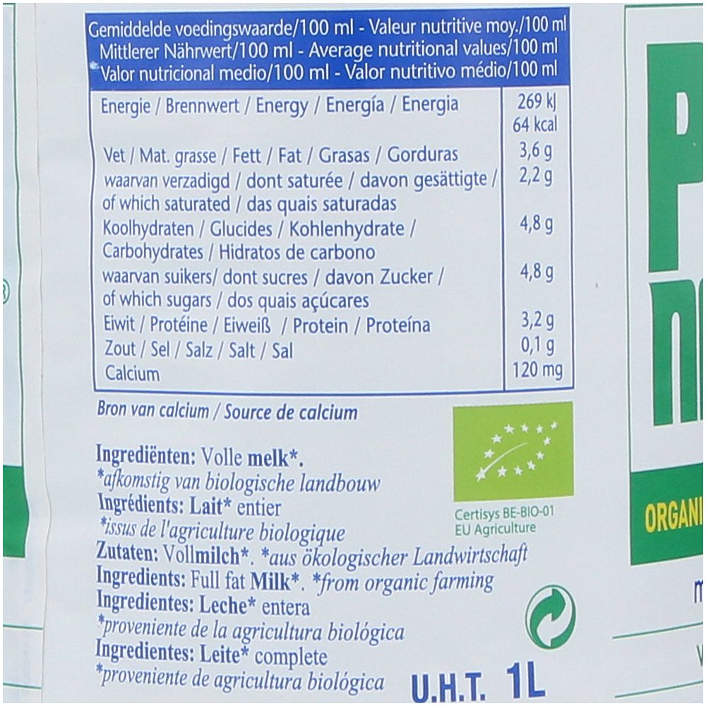  - Pur Natur UHT Organic Whole Milk 1L (2)