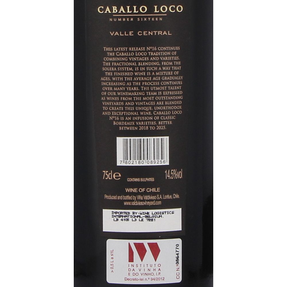  - Vinho Valdivieso Caballo Loco Tinto 75cl (2)