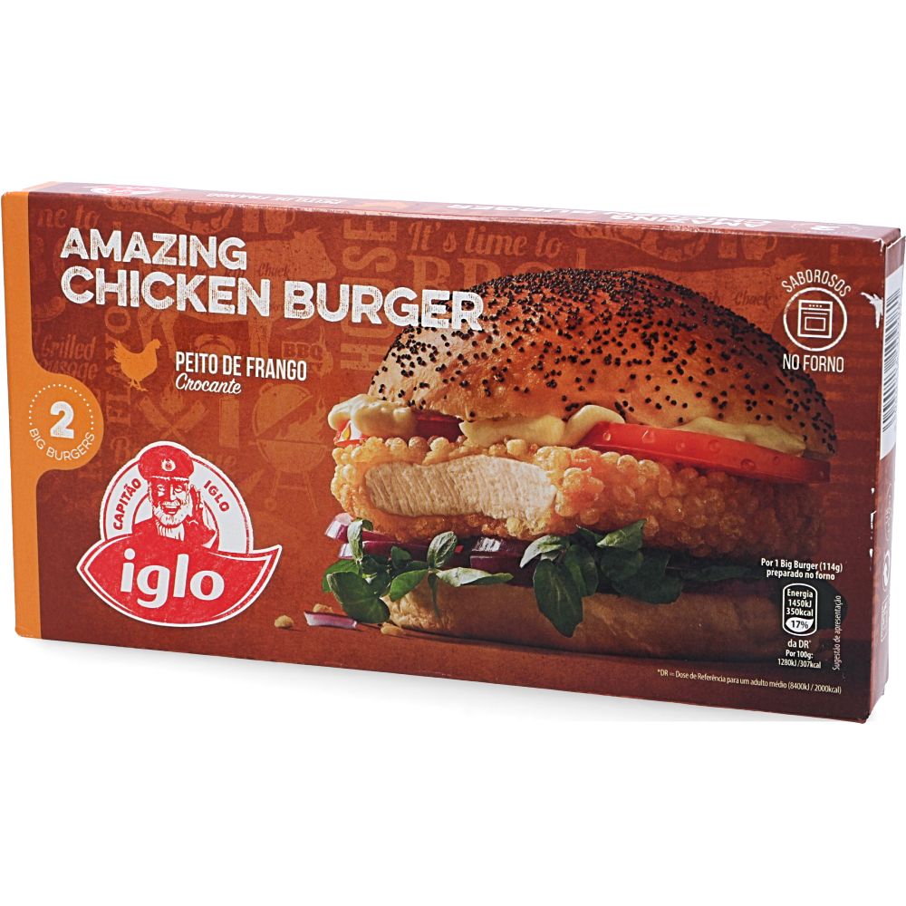  - Iglo Big Chicken Burger 2 pc = 227 g (1)