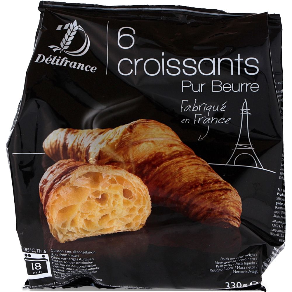 - Délifrance Butter Croissants 6 x 55 g (1)