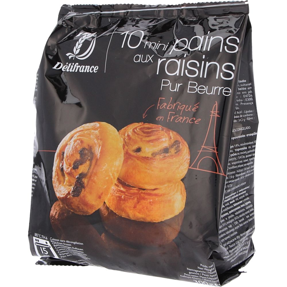  - Délifrance Mini Pains aux Raisins 10 x 30 g (1)