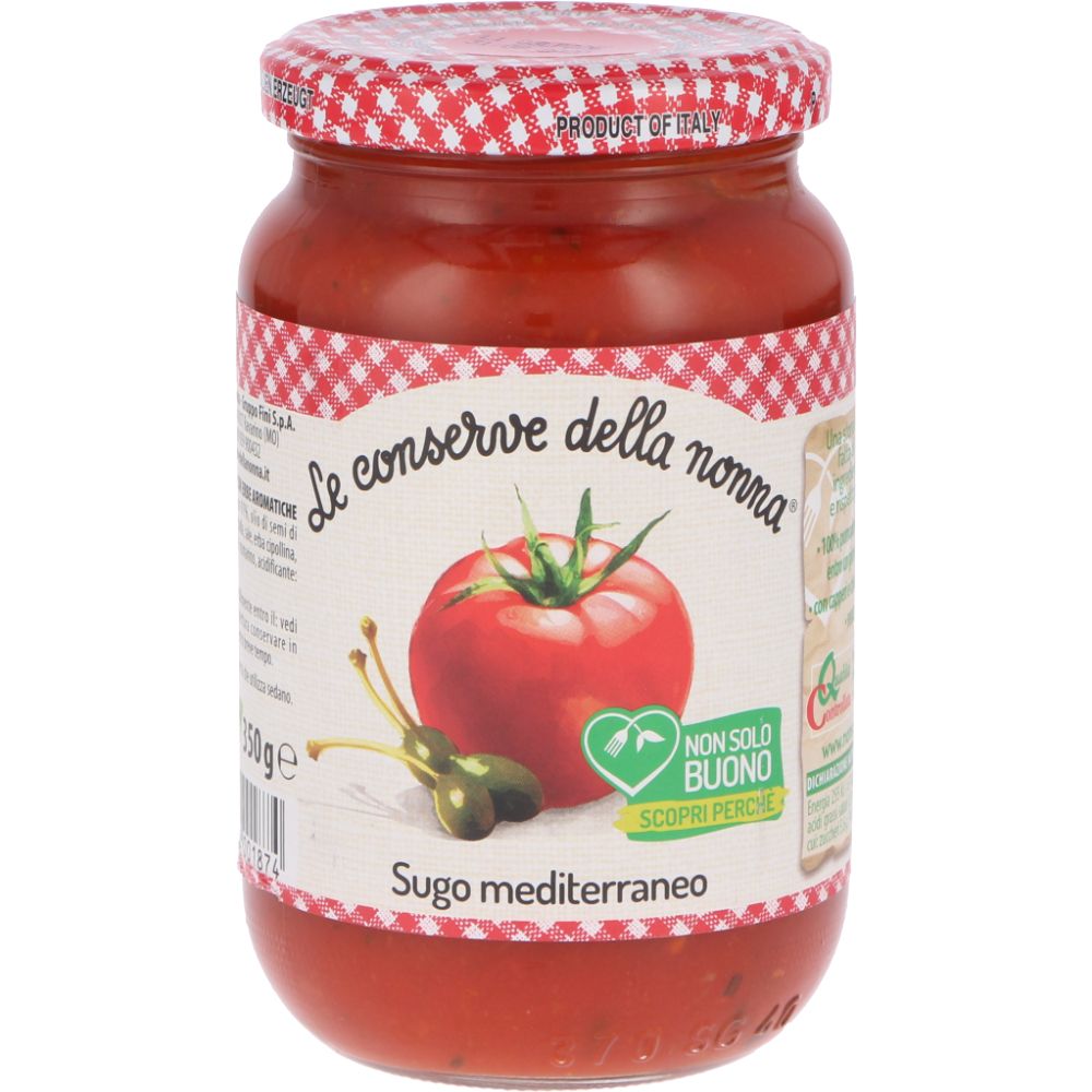  - Le Conserve Della Nonna Mediterranean Sauce 350g (1)