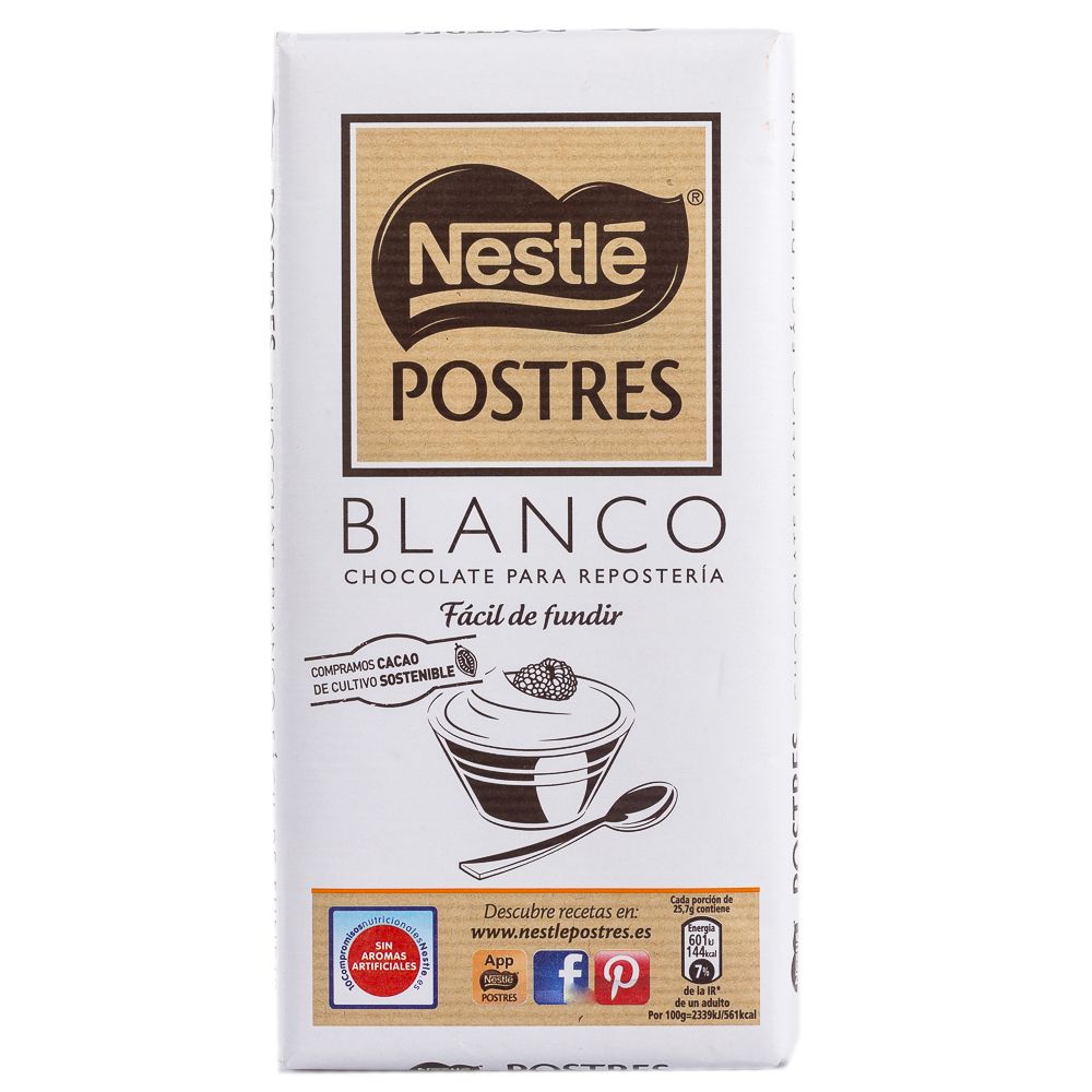  - Chocolate Nestlé Branco p/ Sobremesas 180g (1)