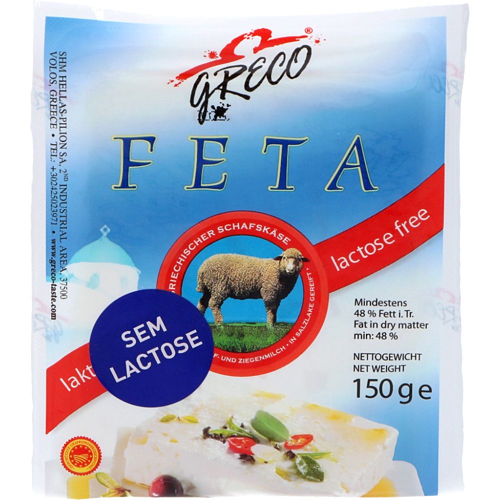  - Queijo Greco Feta s/ Lactose 150g (1)