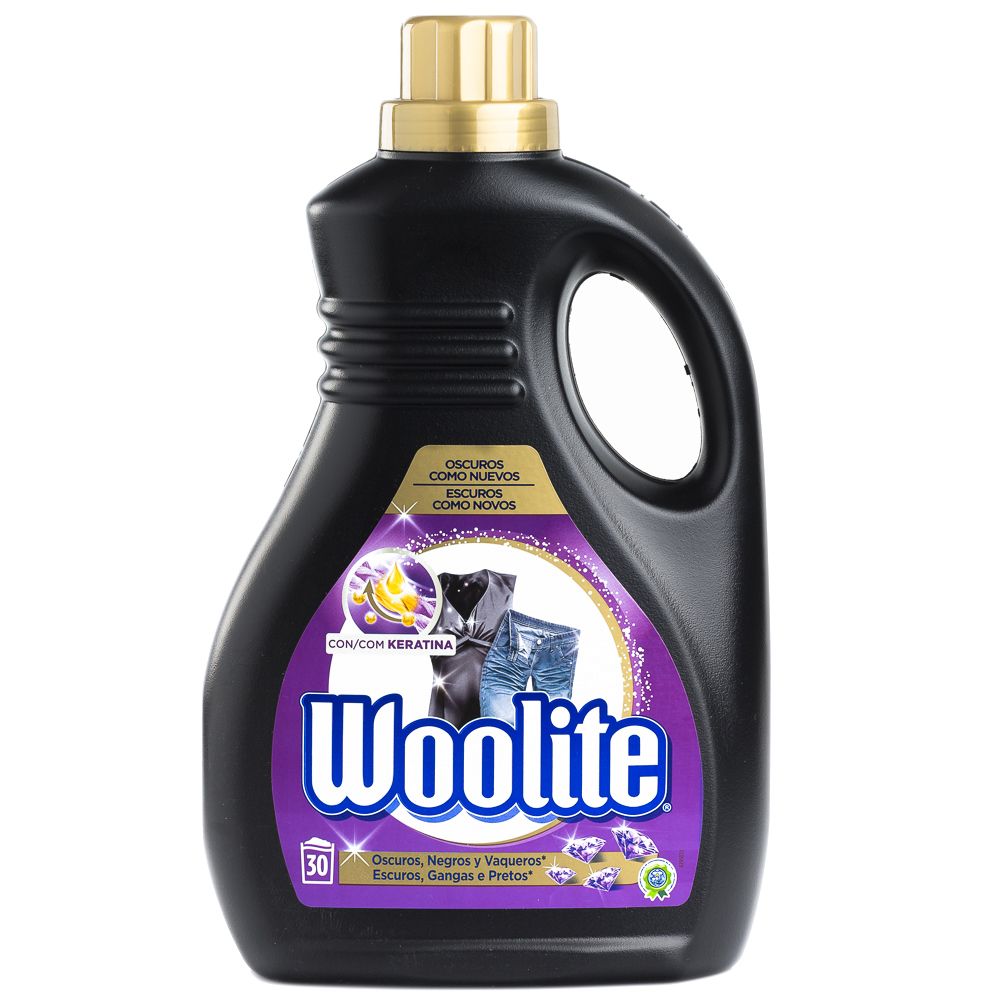  - Detergente Woolite Proteção Roupa Escura 30 Doses = 1.65 L (1)