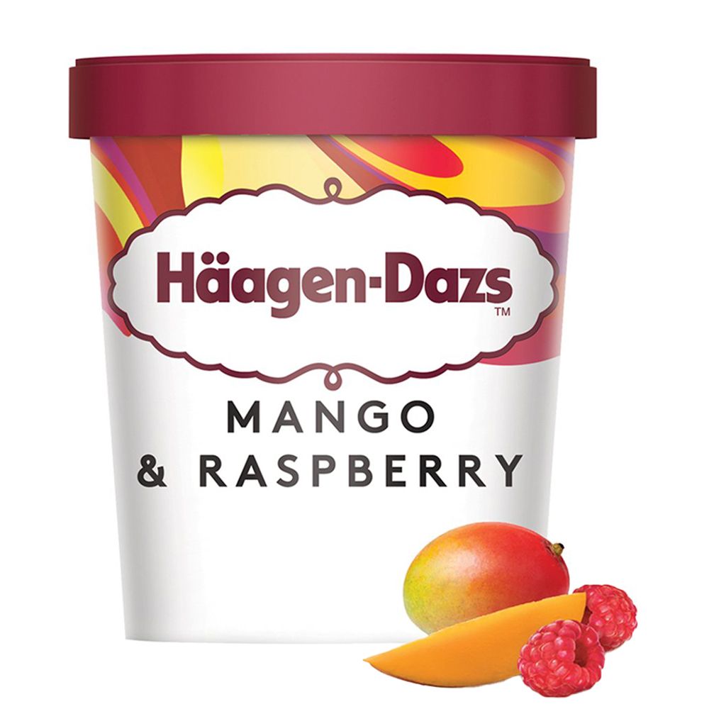  - Häagen-Dazs Mango & Raspberry Ice Cream 460 ml (1)