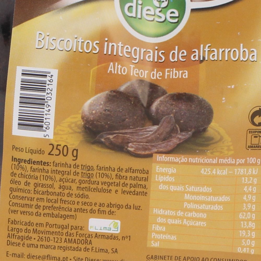  - Biscoitos Diese Integrais Alfarroba 250g (2)