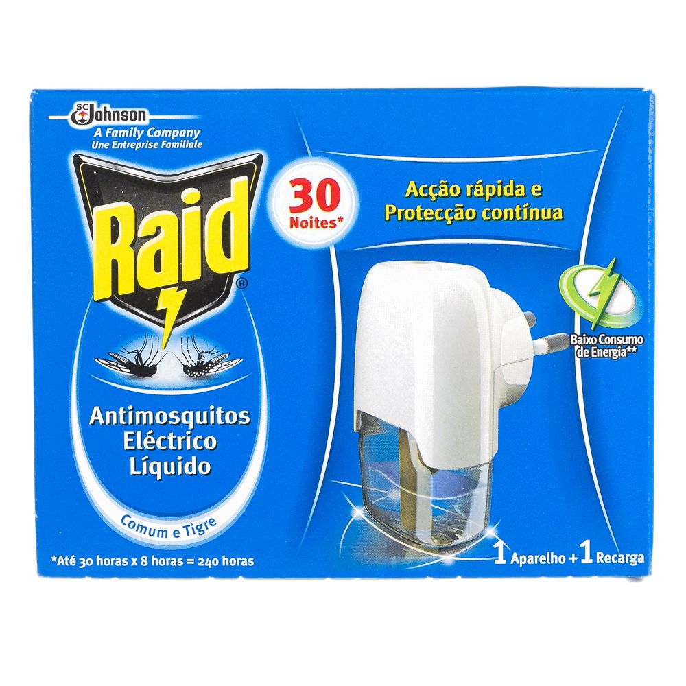  - Raid 30 Nights Electric Insecticide Diffuser + Refill 21 ml (1)
