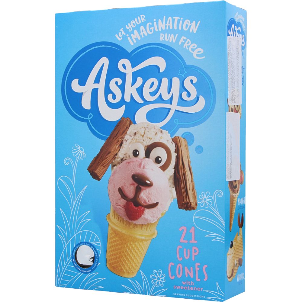  - Askey`s Ice Cream Cup Cones 21 pc (1)