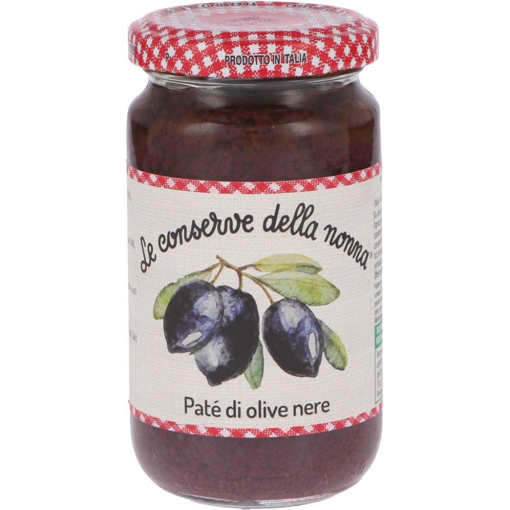  - Le Conserve Della Nonna Black Olive Tapenade 190g (1)