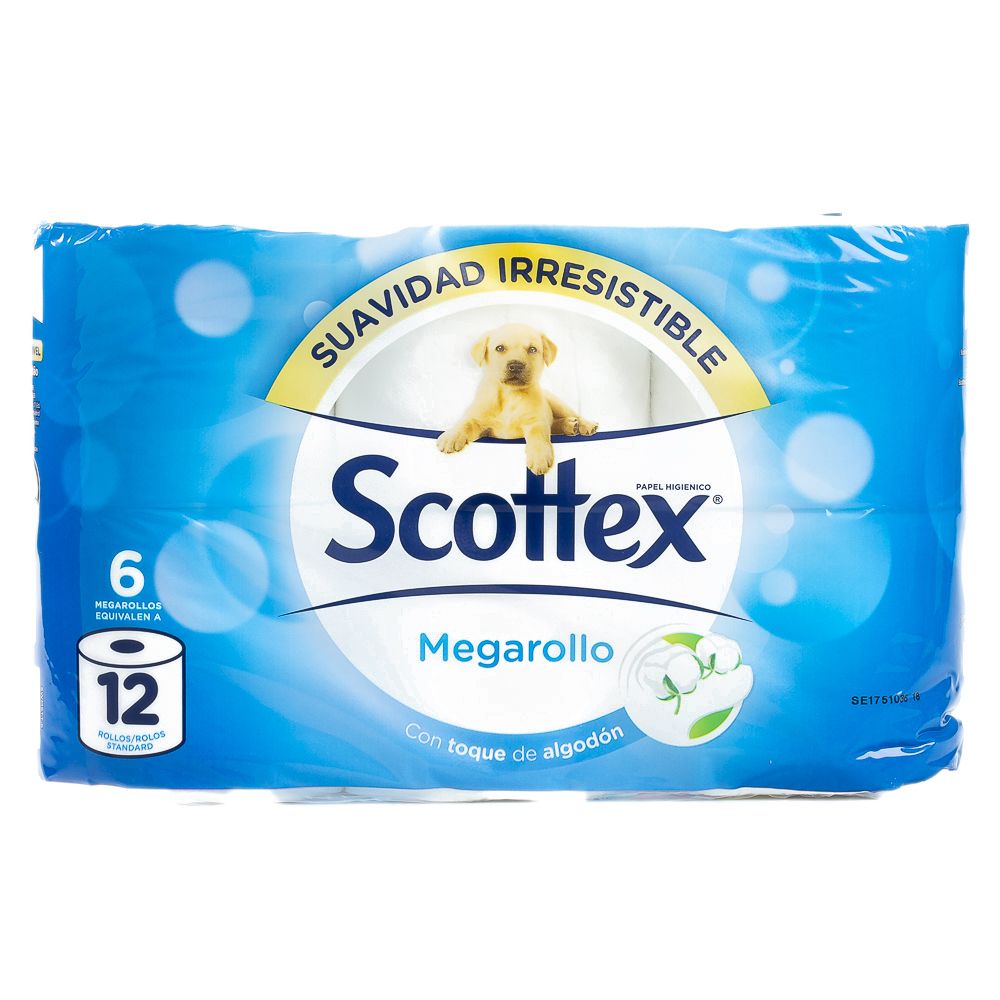  - Papel Higiénico Scottex Megarolo 6 un (1)