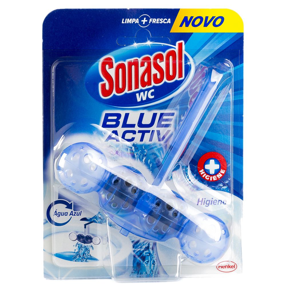  - Bloco Wc Sonasol Blue Active Higiene 50 g (1)