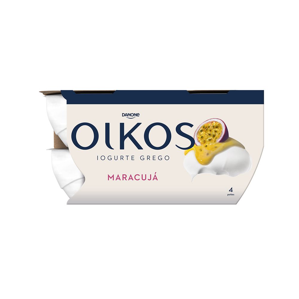  - Danone Oikos Passion Fruit Yogurt 4 x 115g (1)