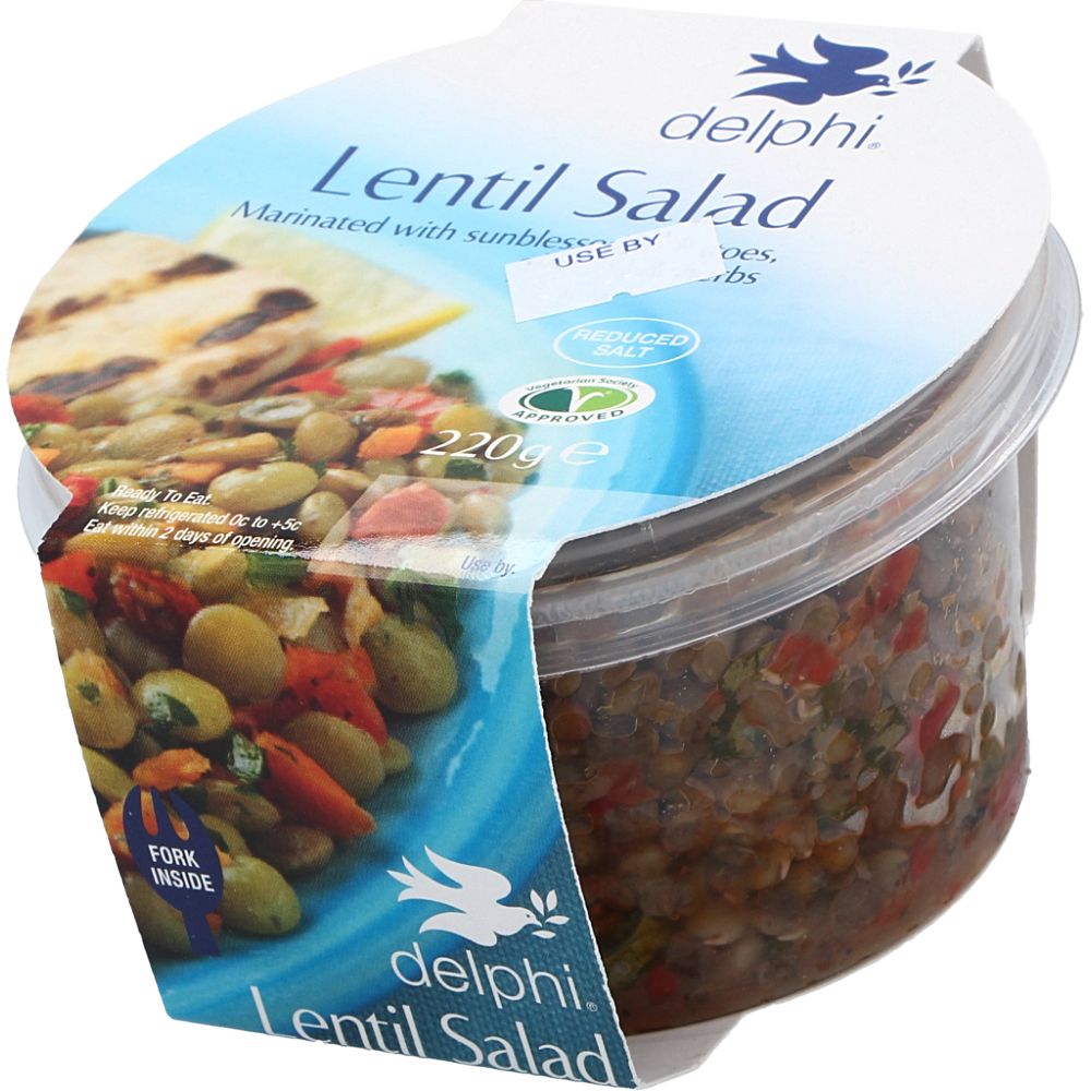 - Salada Delphi Lentilhas Com Tomate & Ervas 220g (1)