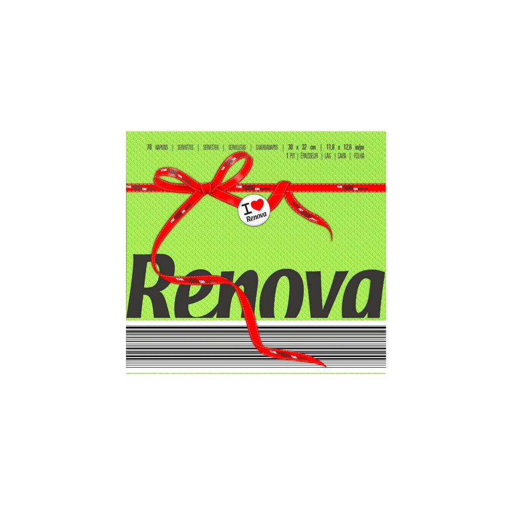  - Renova Red Label Green Napkins 30 x 32 cm pc (1)