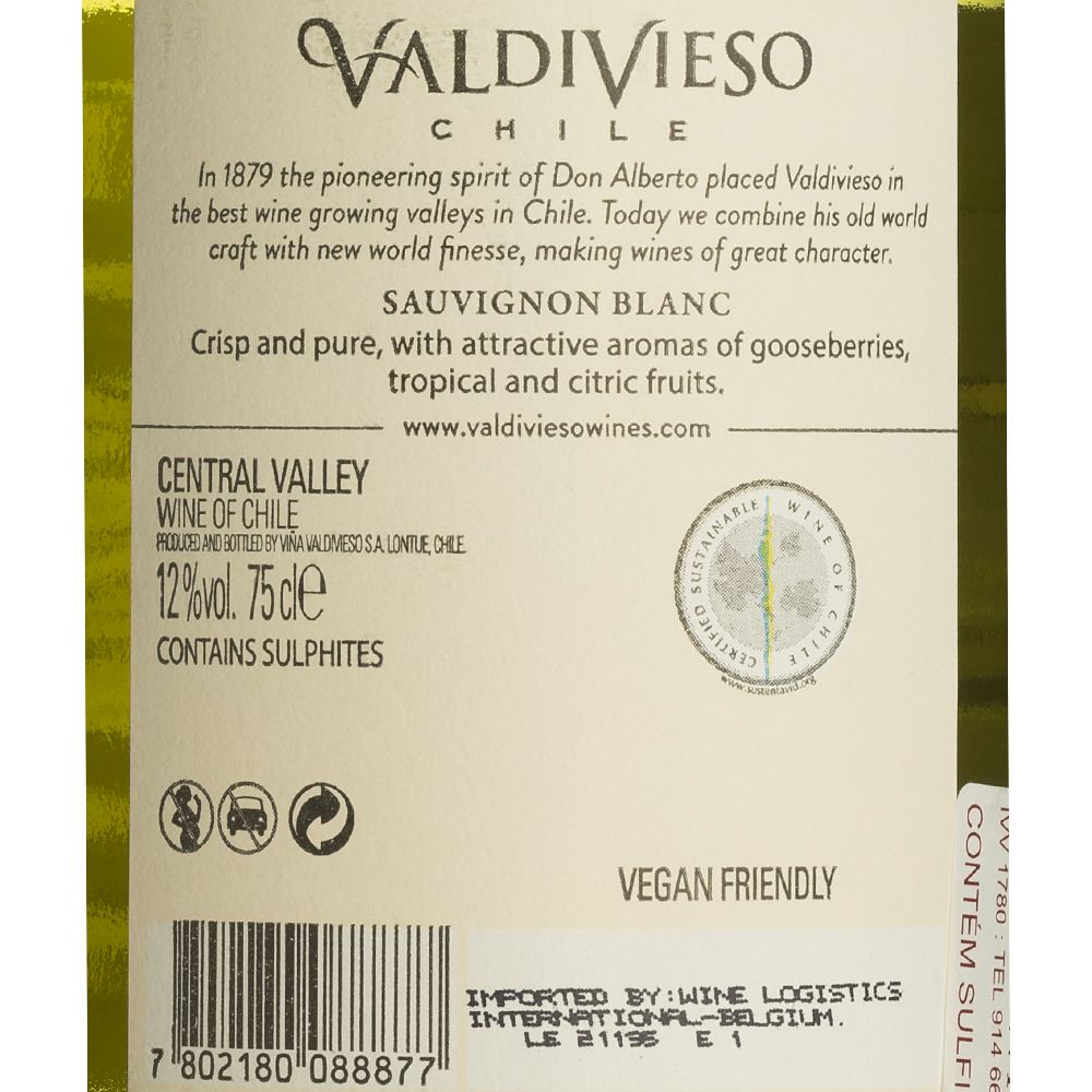  - Valdivieso Sauvignon White Wine 75cl (2)