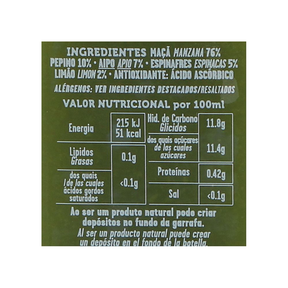  - Polpa SoNatural Green Juice Aipo 25cl (2)